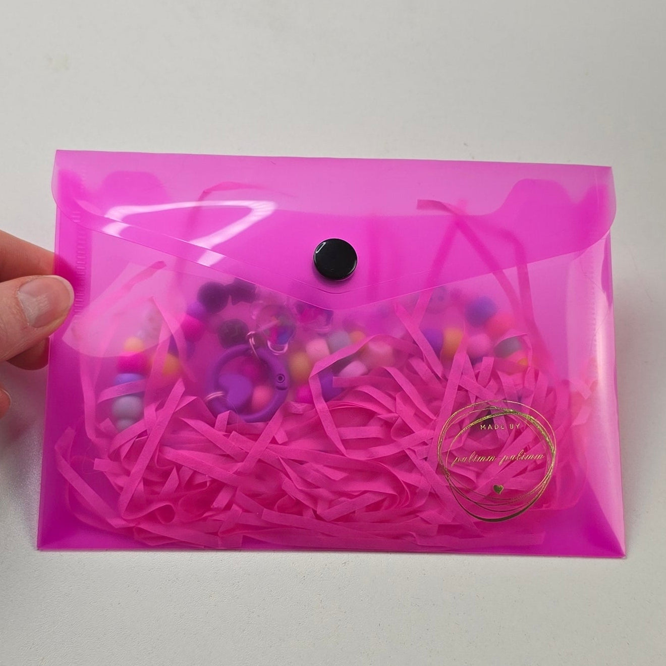 Kurze Handykette" Happy Vibes "