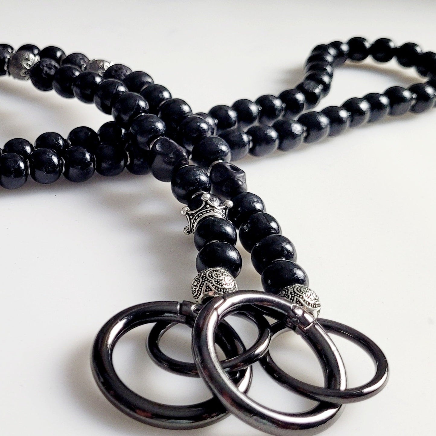Palimm Palimm Handykette "Black Pearl"