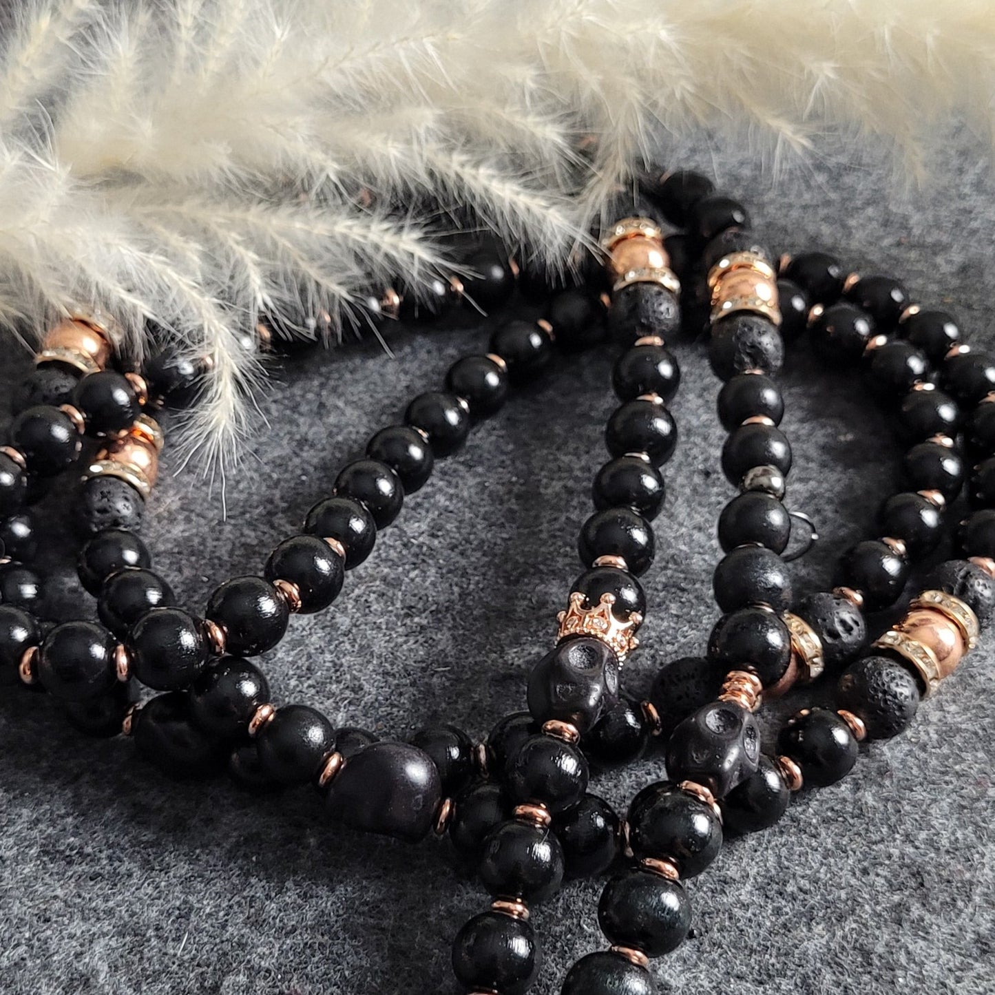 Palimm Palimm Handykette "Black Pearl"