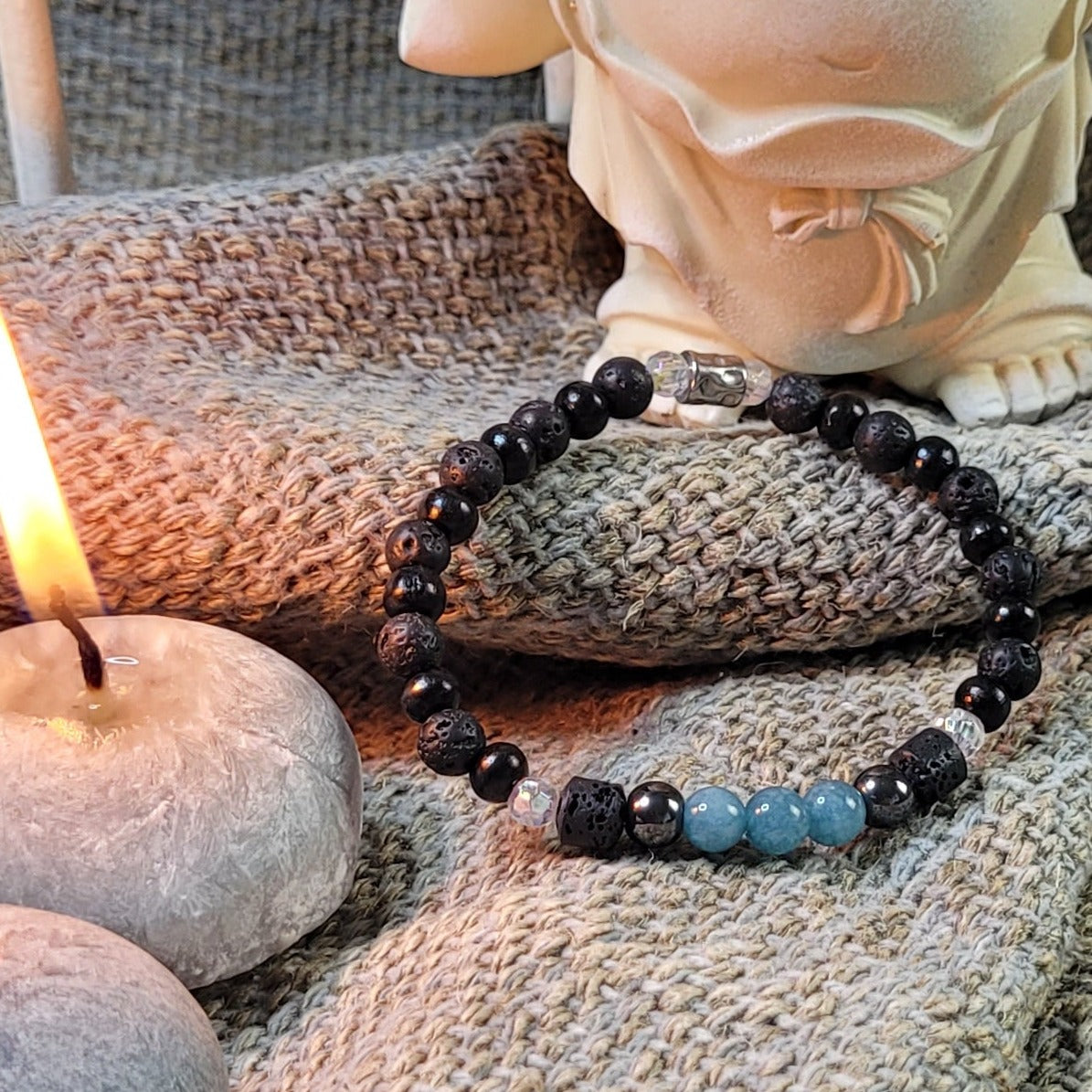 Heilsteinarmband "Aquamarin"