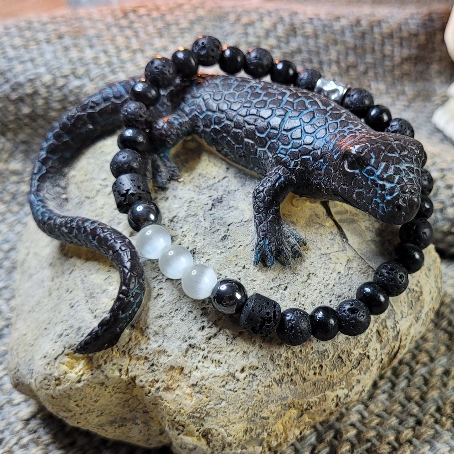 Heilsteinarmband "Mondstein"