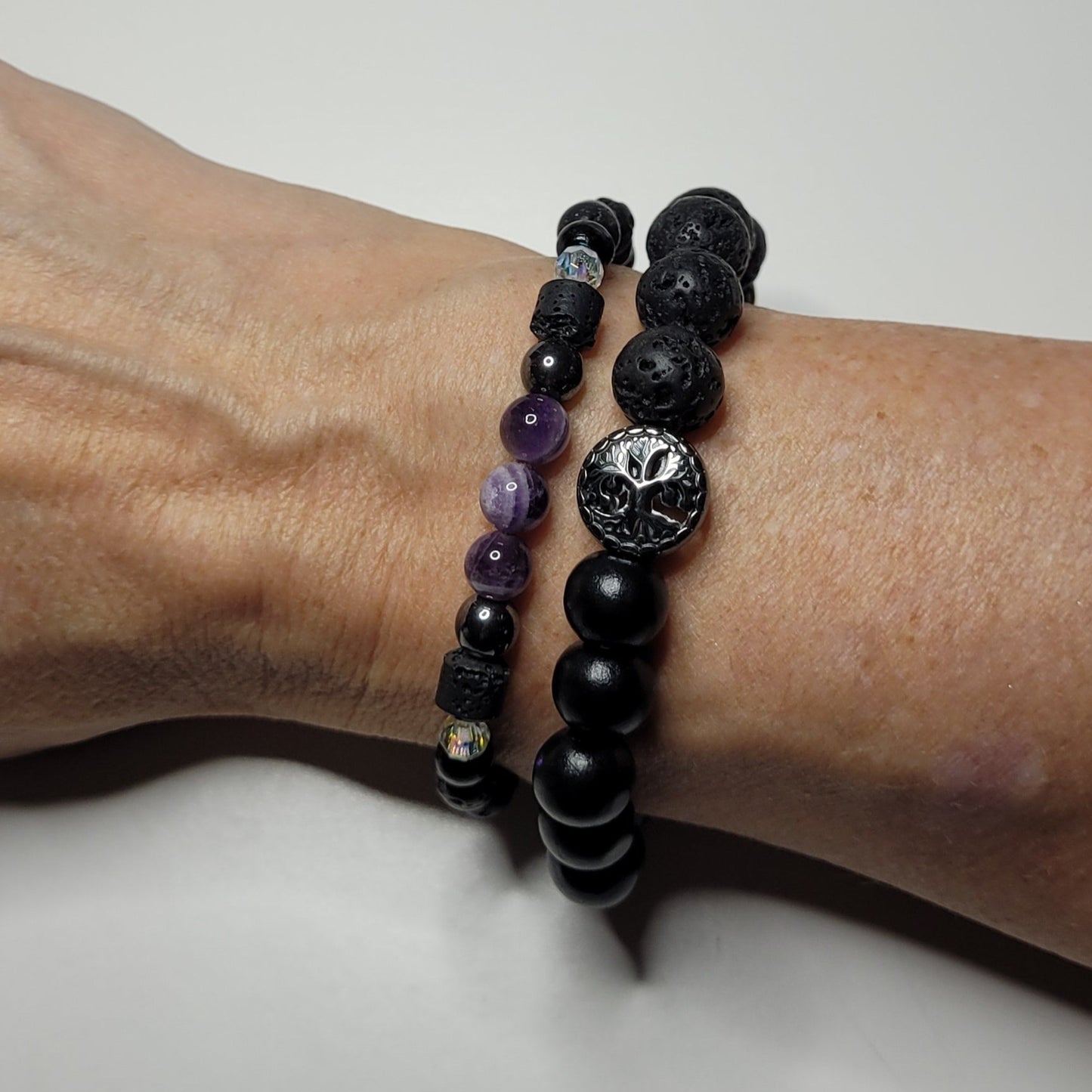 Heilsteinarmband "Amethyst"