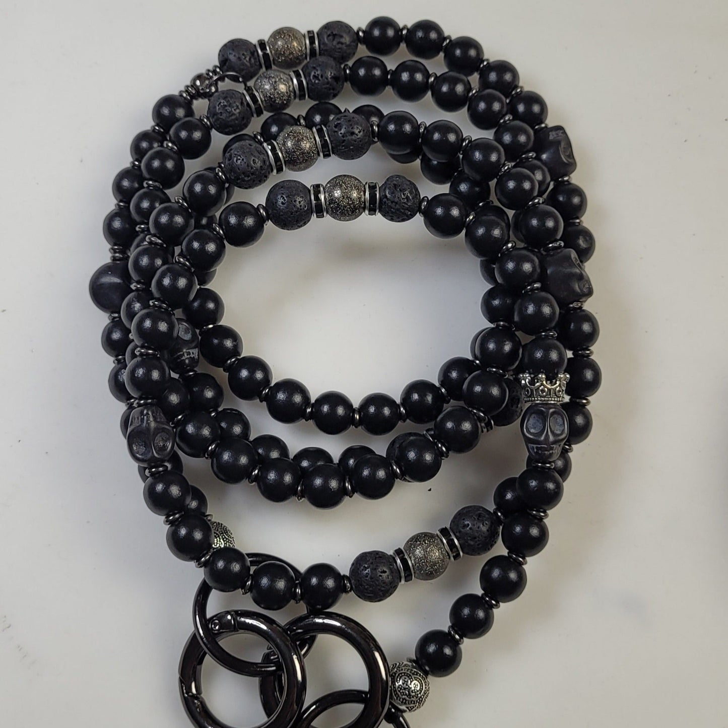 Palimm Palimm Handykette "Black Pearl"