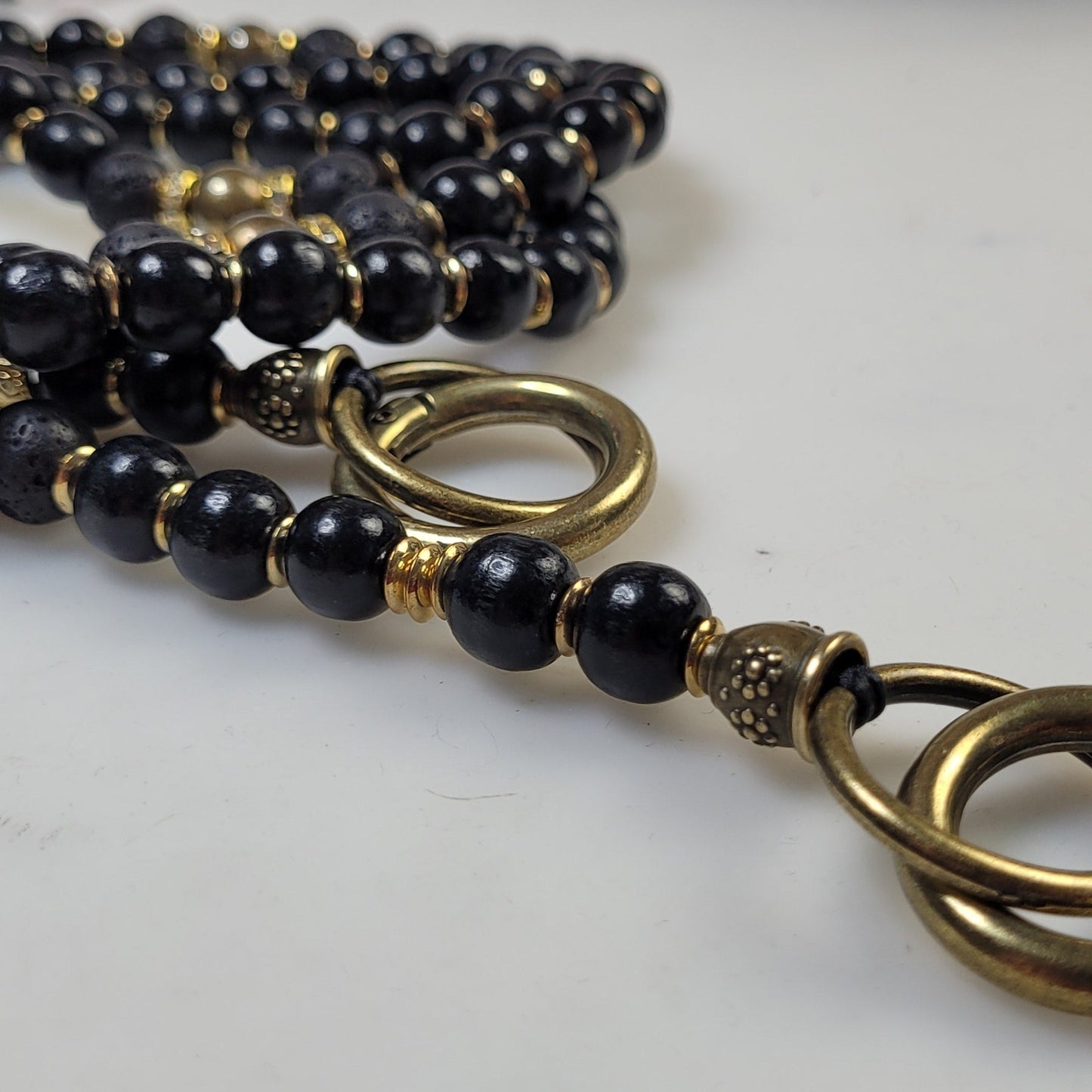 Palimm Palimm Handykette "Black Pearl"